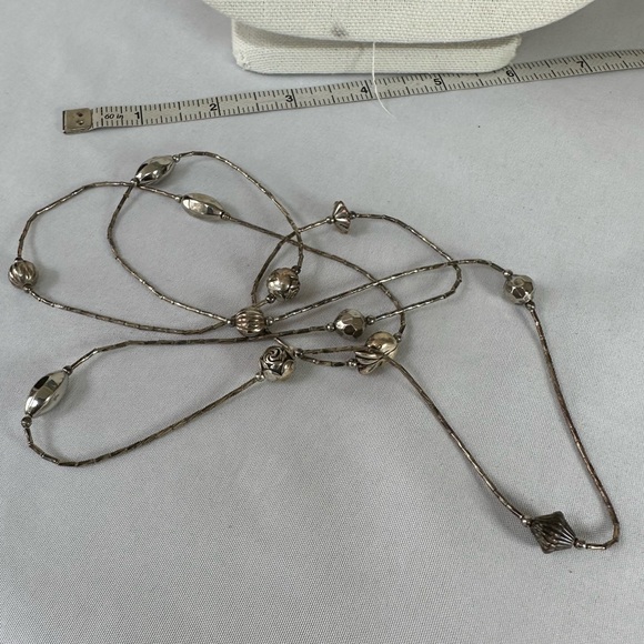 Three long station style bead necklaces - Picture 5 of 9